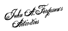 John A. Ferguson's Activities